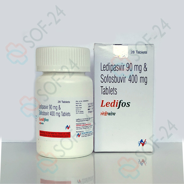 Фото баночки Ledifos Hetero Sofosbuvir Ledipasvir